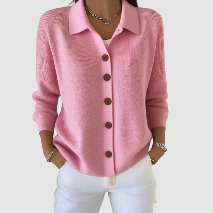 Lucy™ Button-Up Knit Cardigan