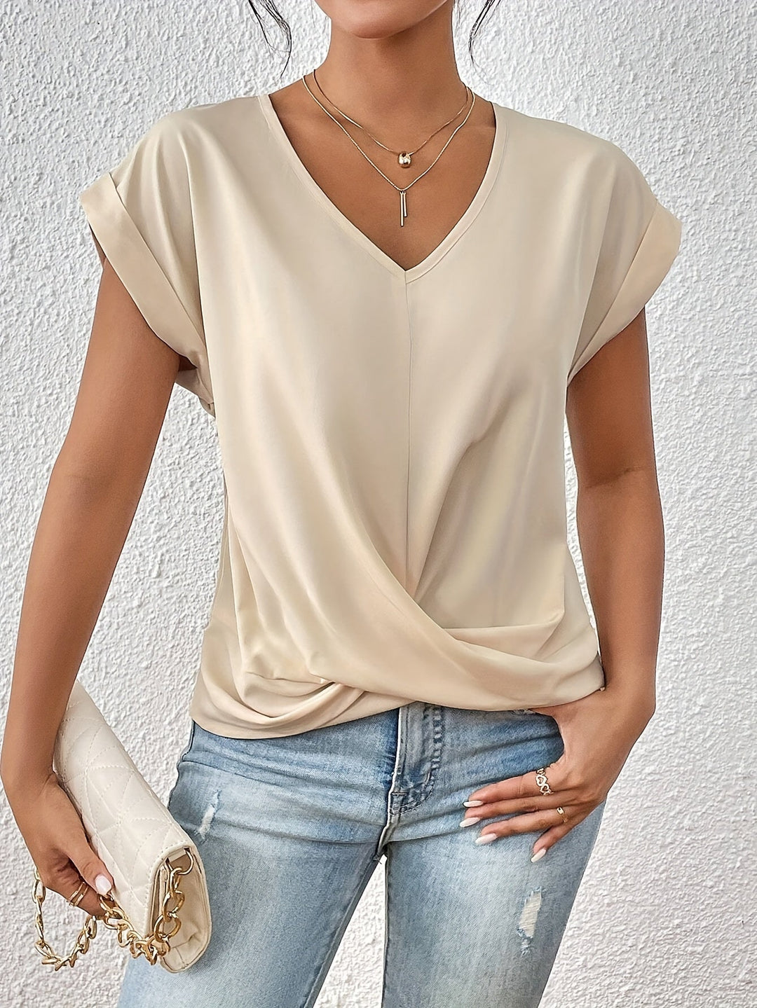 Penelope™ Classic t shirt with v neckline