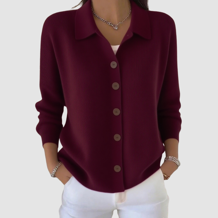 Lucy™ Button-Up Knit Cardigan