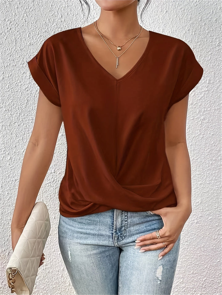 Penelope™ Classic t shirt with v neckline