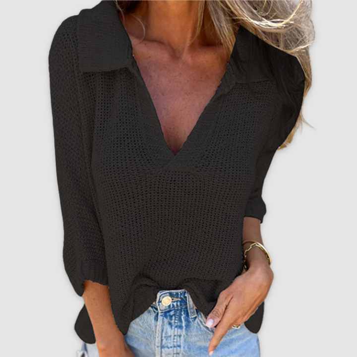 Lauren™ Elegant V-neck top