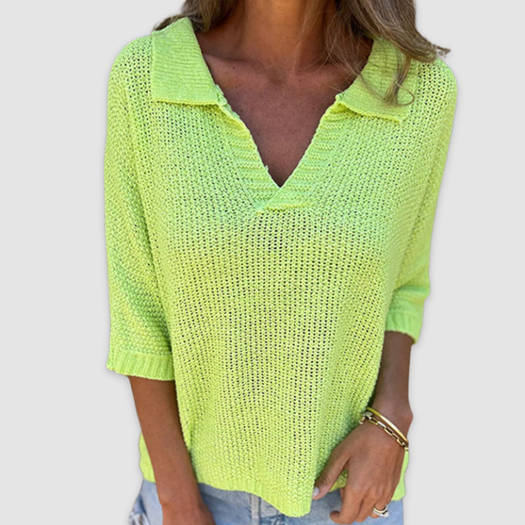 Lauren™ Elegant V-neck top