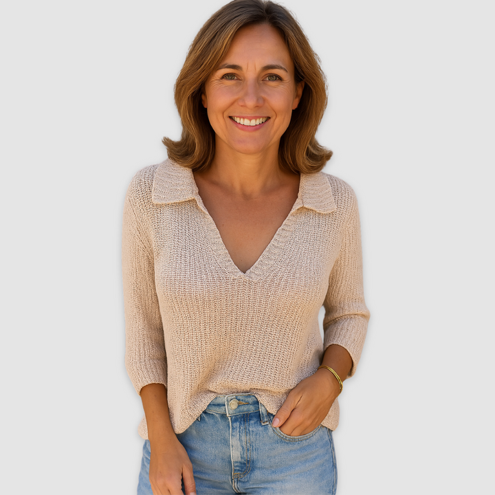 Lauren™ Elegant V-neck top