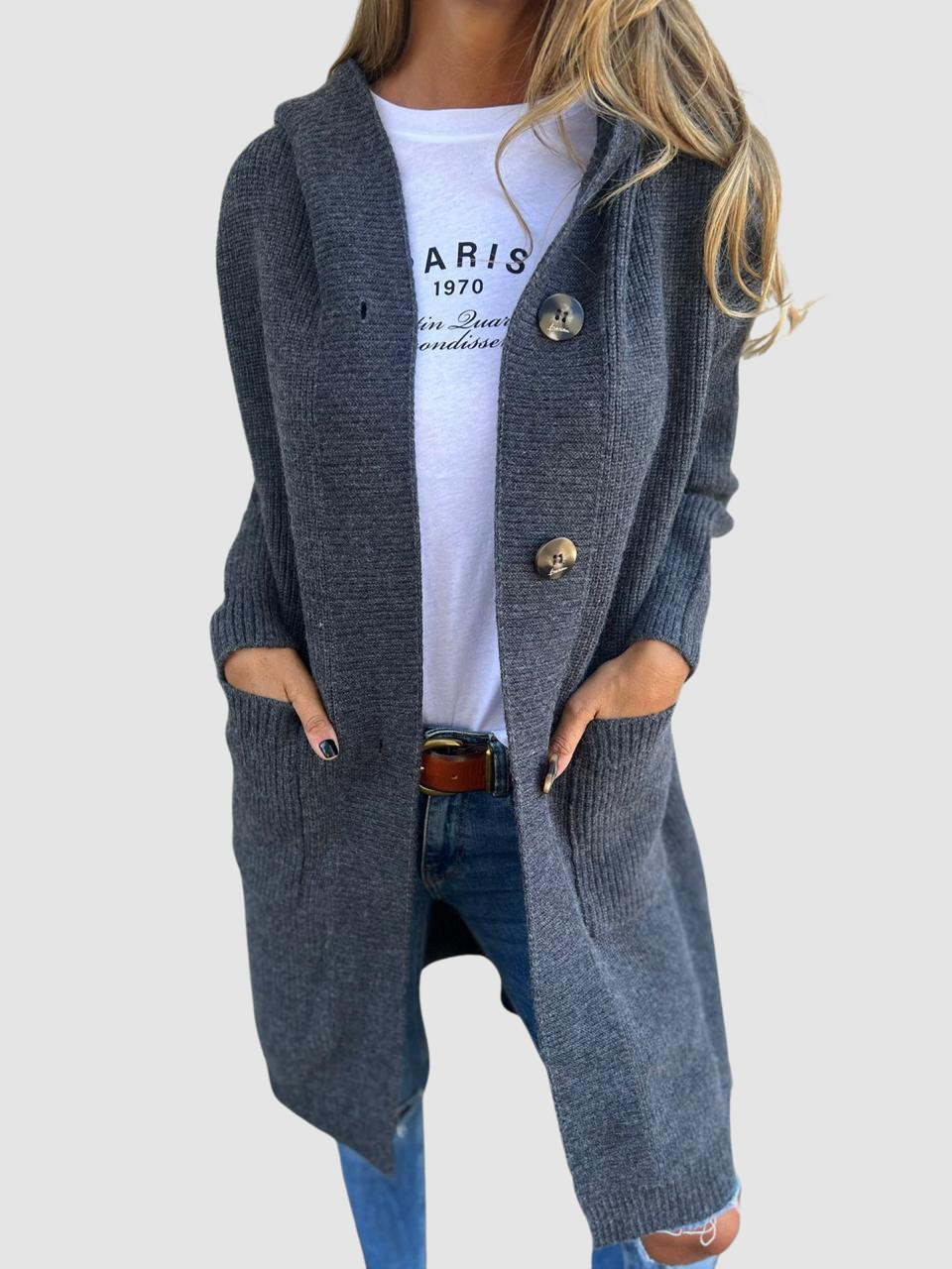 Isabella™ Cozy knitted cardigan