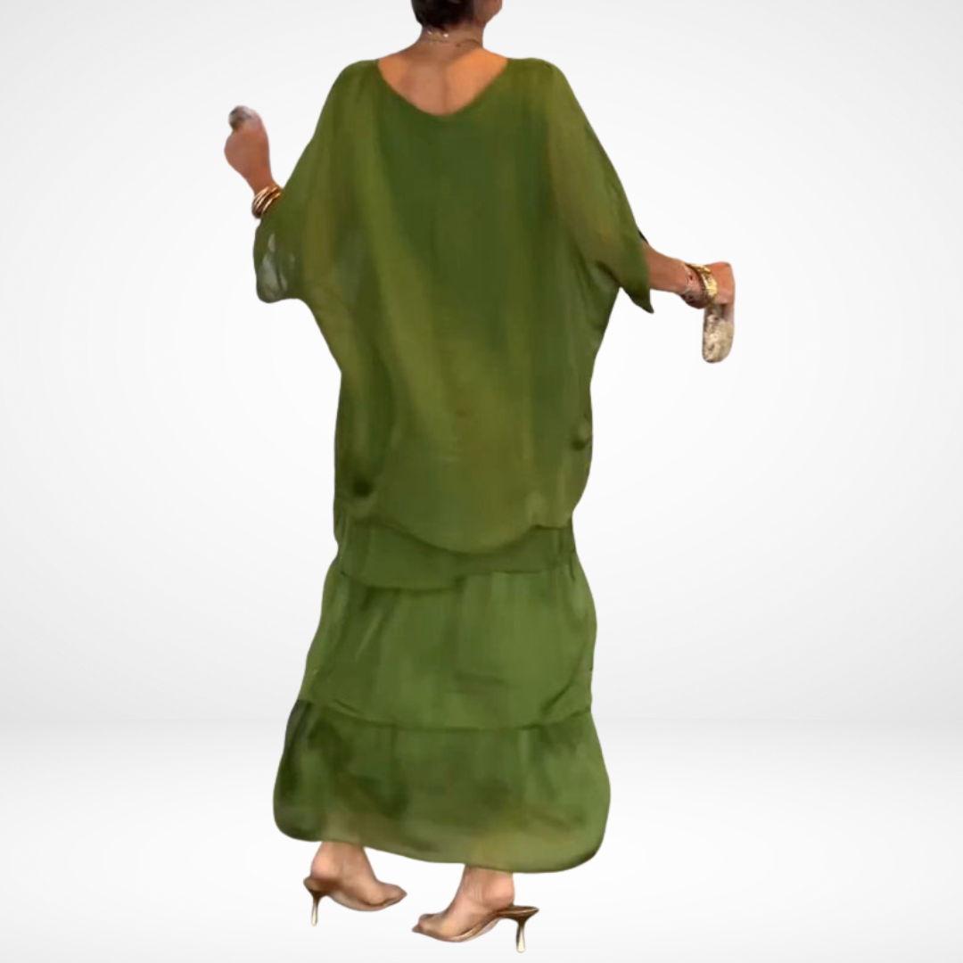 Samantha™ Artistic Loose Maxi Dress