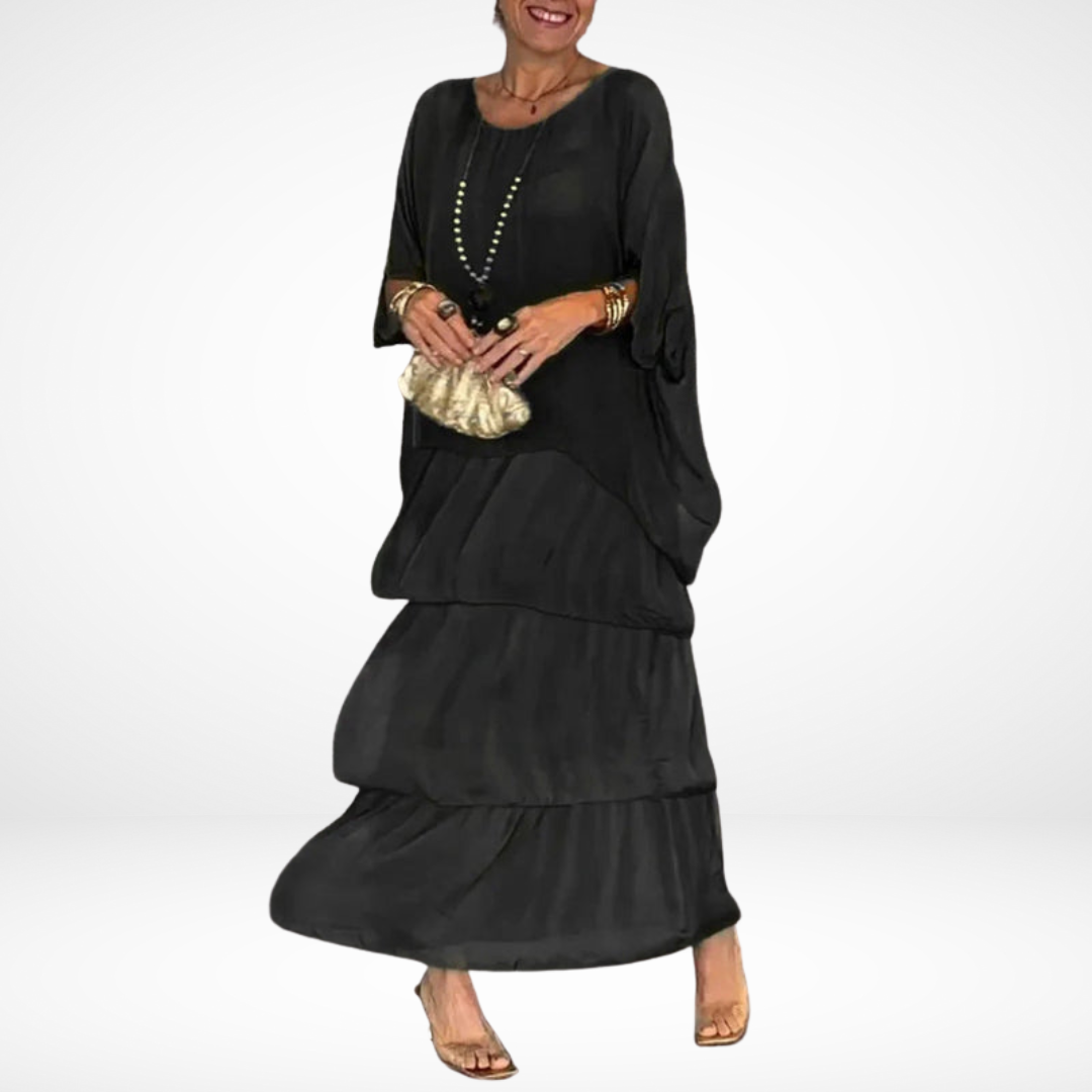 Samantha™ Artistic Loose Maxi Dress