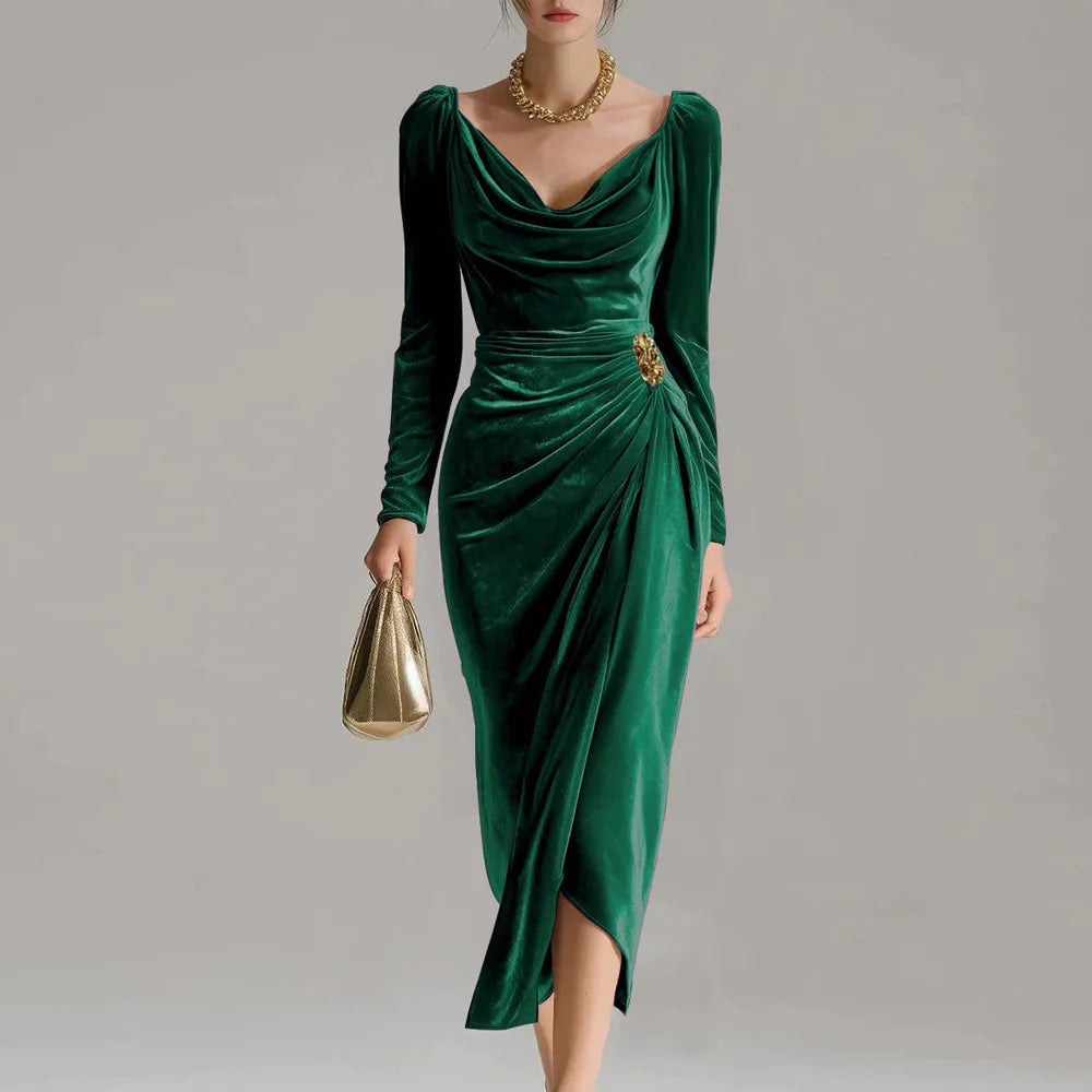 Brittany™ Elegant Midi Dress
